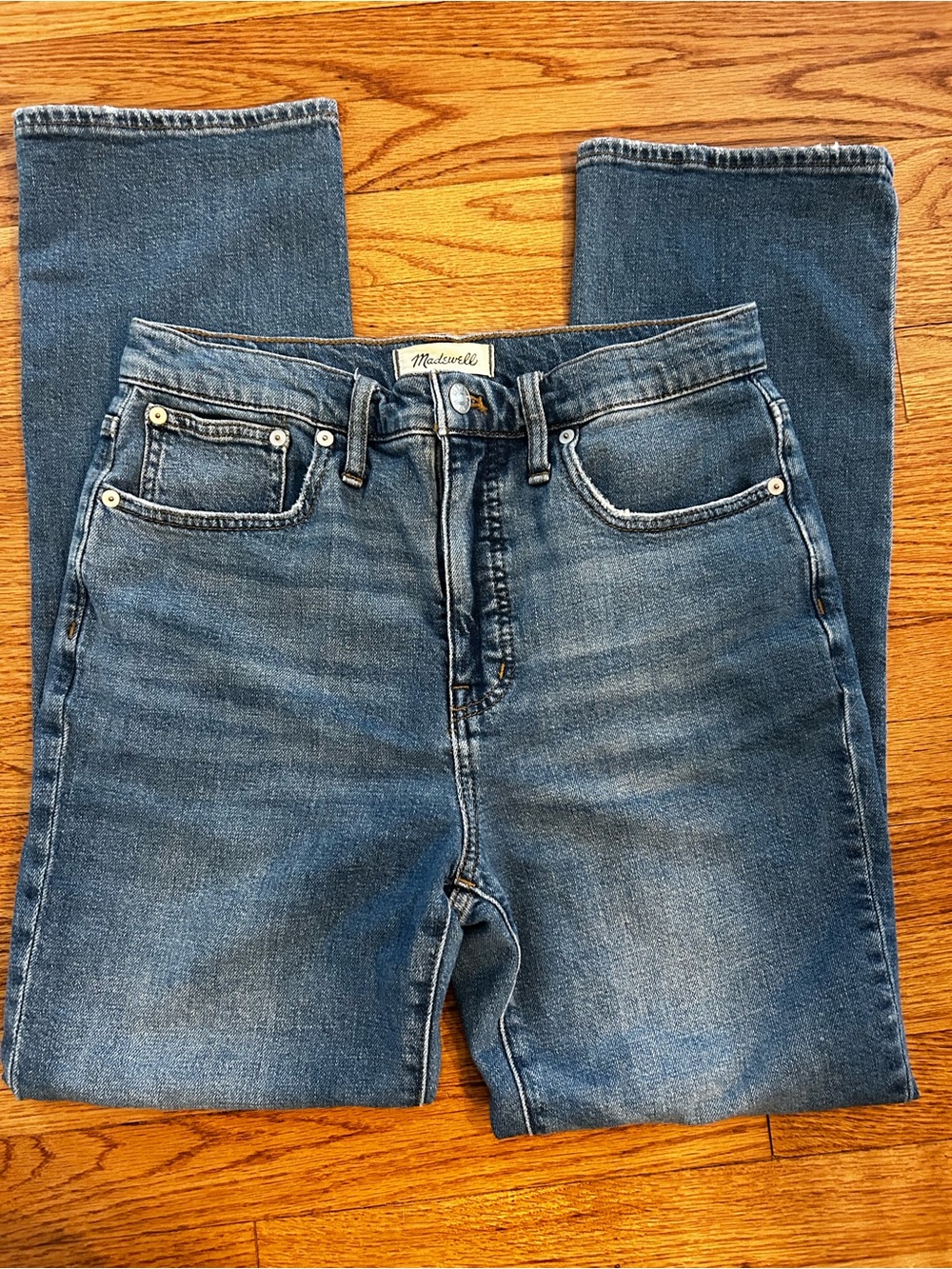Madewell slim Demi boot jeans